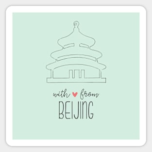 With Love from Beijing Sticker